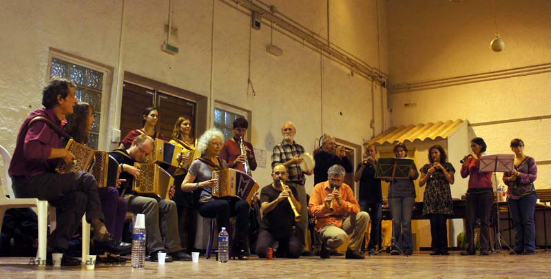 Músics del Conservatori del Tarn, de Perpinyà i gralles d'Aire Nou