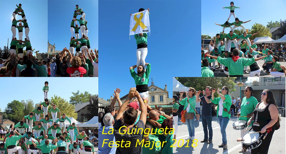Castells i falcons a la Guingueta